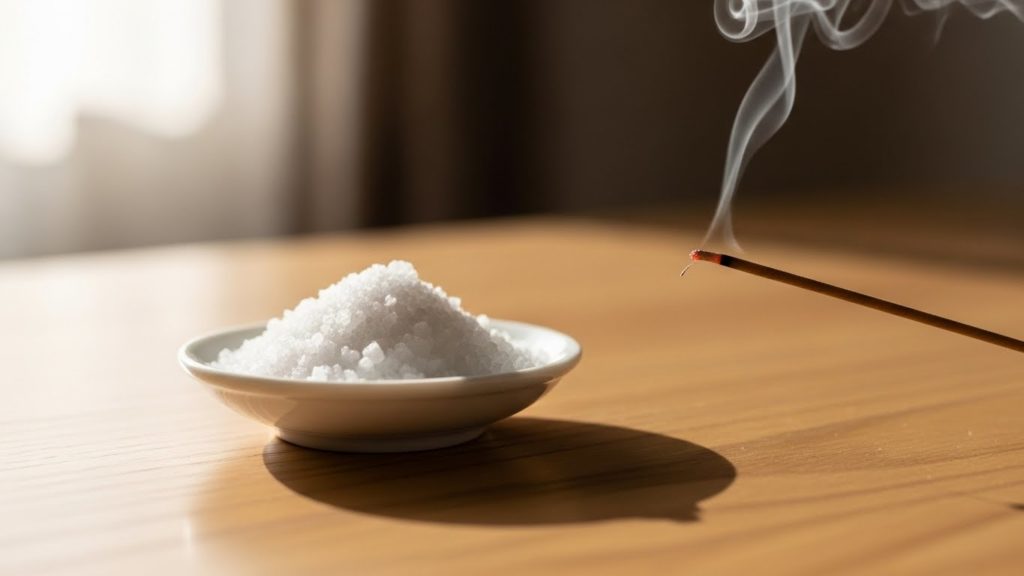 難を逃れるための盛り塩と浄化の儀式