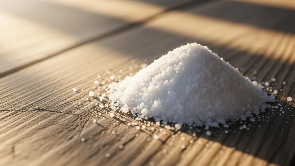 浄化の力を持つ真っ白な粗塩