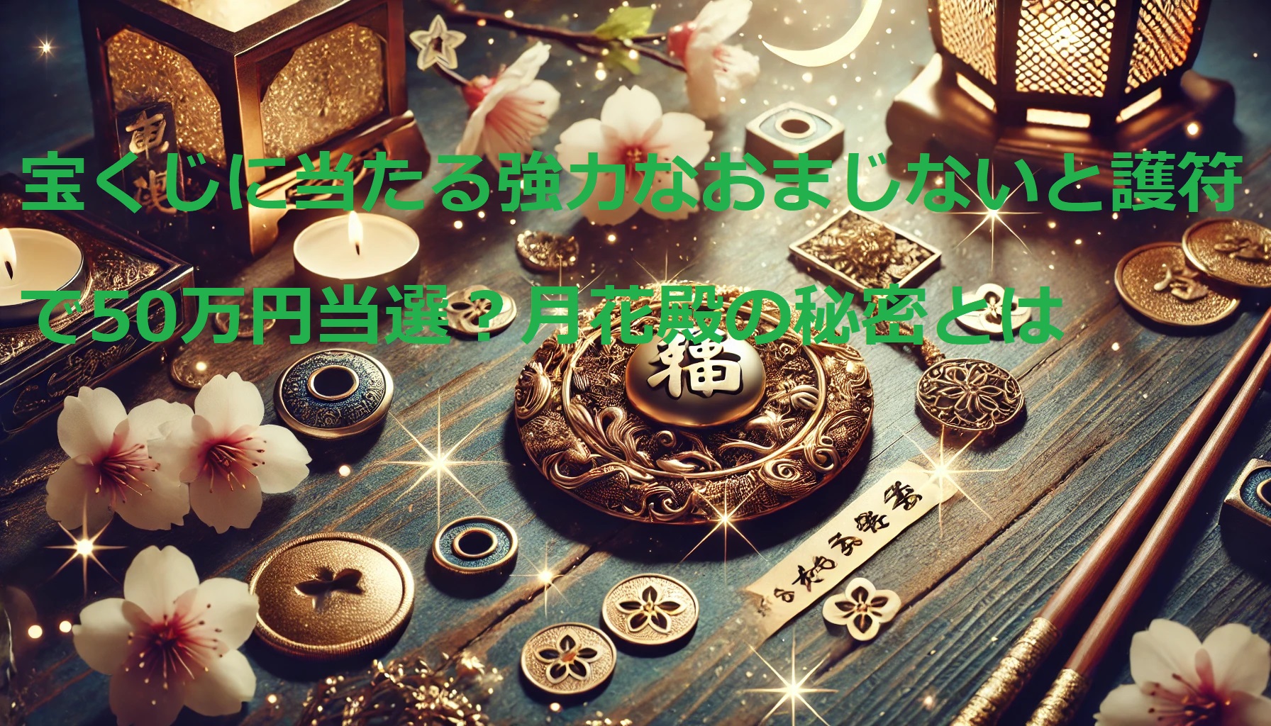 宝くじ 当たる おまじない 強力 護符