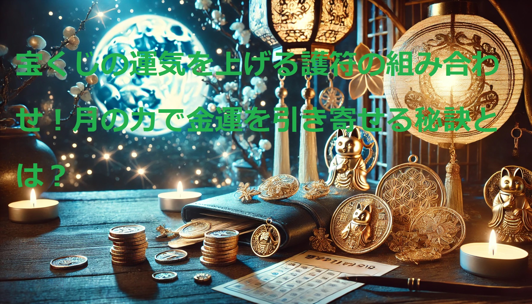 宝くじ 運気 上げる 護符 組み合わせ
