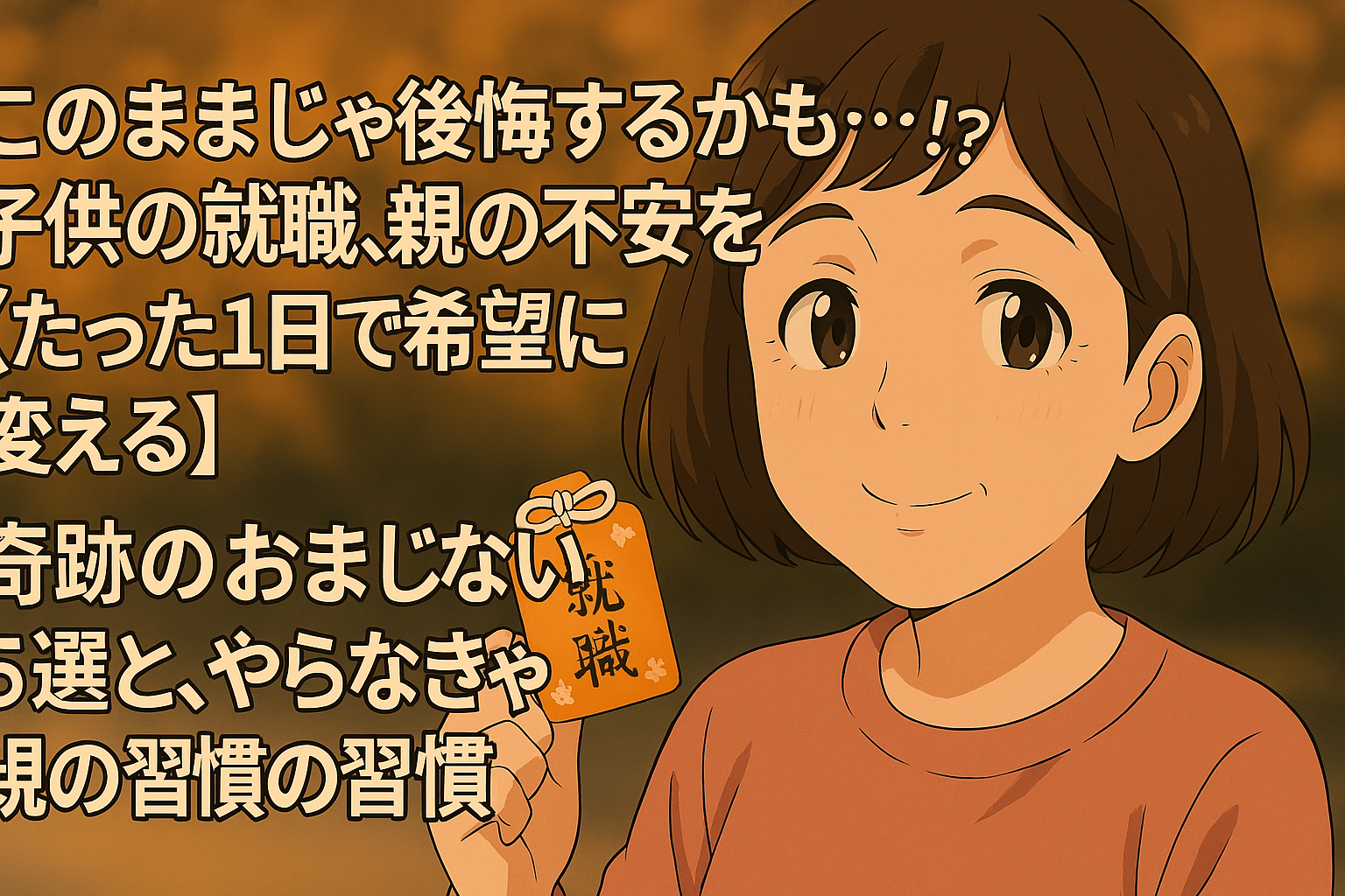 子供 の 就職が 決まる おまじない
