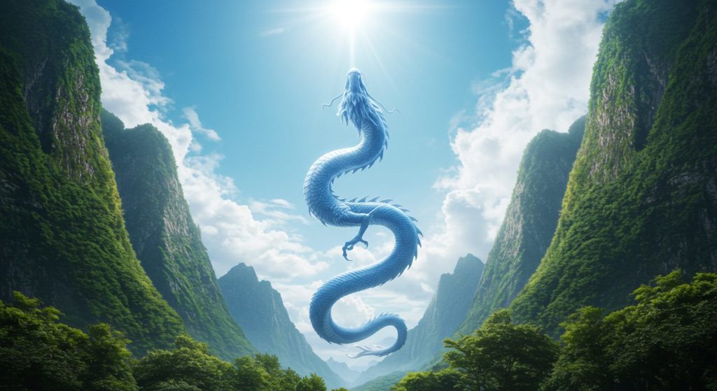 運気上昇のシンボル!天に昇る「龍」