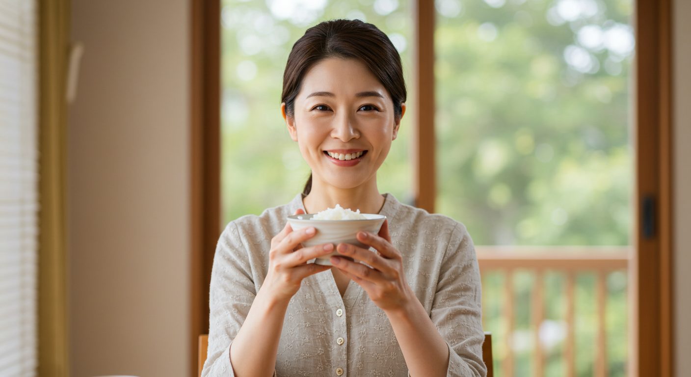 金運が漏れる習慣に気づき、晴れやかな表情を浮かべる女性