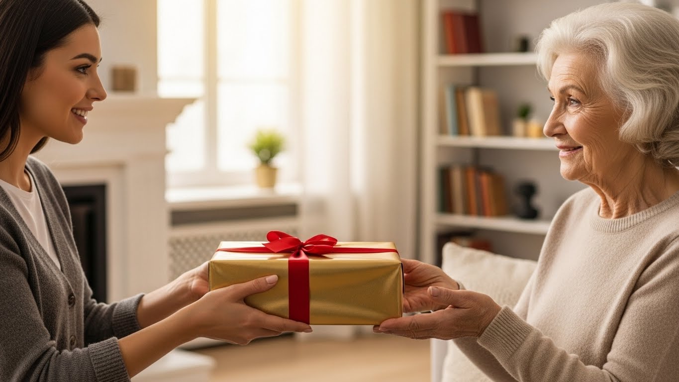 臨時収入を大切に扱い感謝する様子