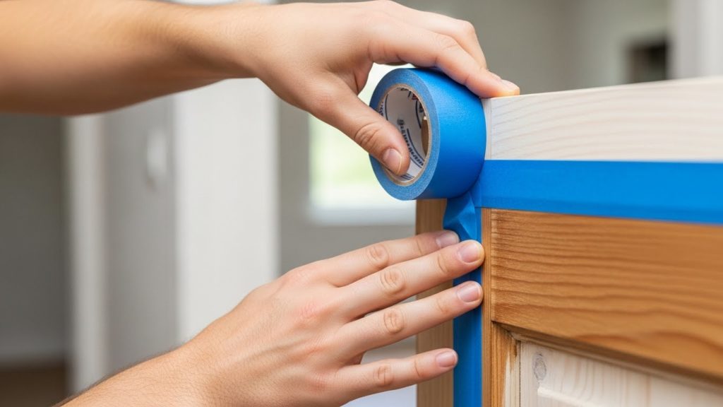 賃貸でも安心なマスキングテープを使った下地処理