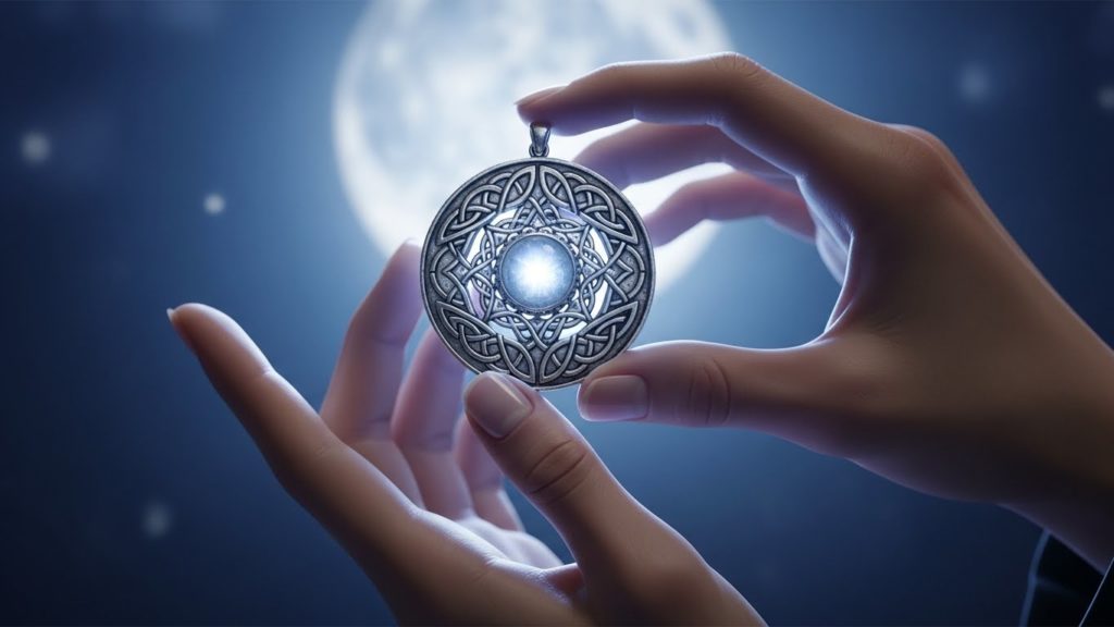 月花殿の金運護符のイメージ、新月と満月のエネルギー