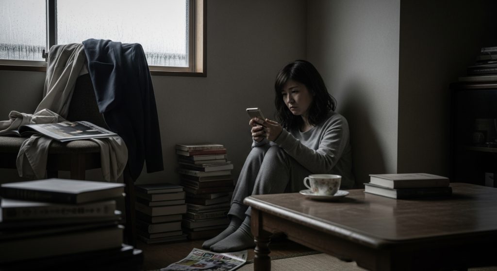 依存心やネガティブな思考によって、変化を実感できずにいる様子