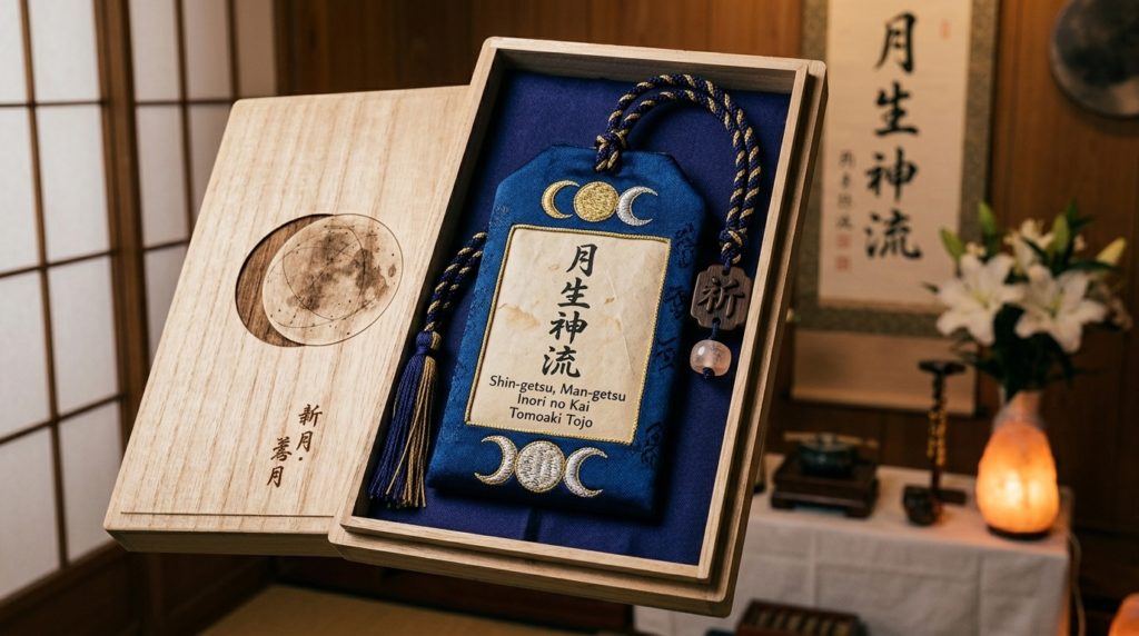 月花殿の守りの護符の実物イメージ